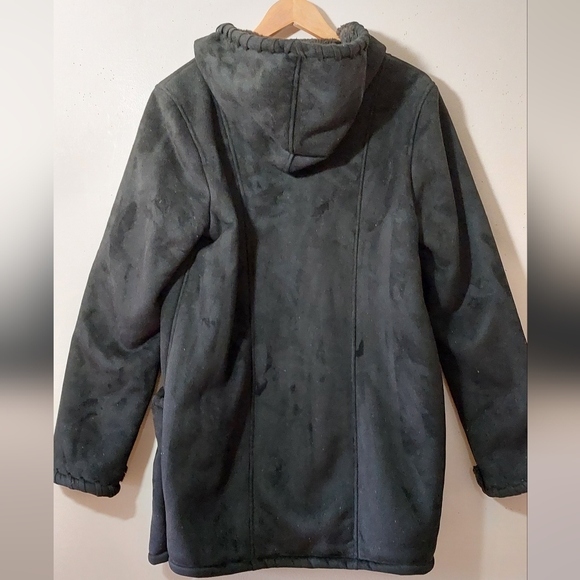 Black Suede Coat - Picture 6 of 7